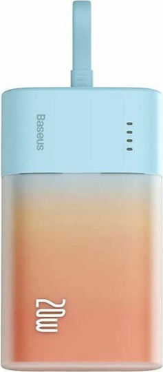 Baseus Popsicle Power Bank 5200mAh 20W with USB-C Port Sunset Orange view 2