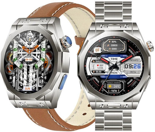 Z83 Max 49mm Smartwatch with Heart Rate Monitor (White) view 2