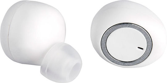 Sencor Sep 510BT In-ear Bluetooth Handsfree Earphones with Charging Case White view 3