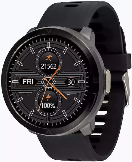 Watchmark WM18 Smartwatch with Heart Rate Monitor (Black) view 5