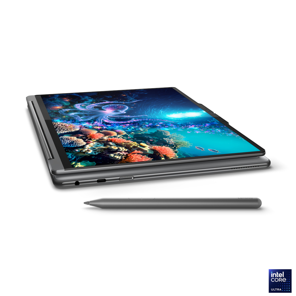 Lenovo Yoga 9 2-in-1 14ILL10 14" OLED Touchscreen 120Hz (Ultra 7-258V/32GB/1TB SSD/W11 Home) Luna Grey (International English Keyboard) view 3