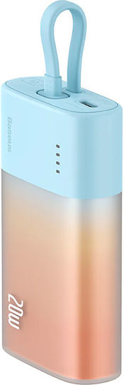 Baseus Popsicle Power Bank 5200mAh 20W with USB-C Port Orange view 1