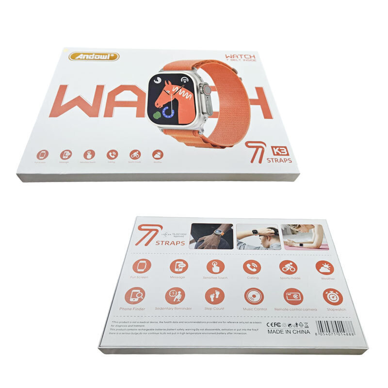 Andowl K3 Smartwatch (Multicolour) view 2