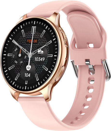 Yolo Gold Smartwatch Idealstore Full Hd 1.32 Inch Screen 360x360 Resolution Blood Pressure Heart Rate Monitoring Ip67 Water Resistant Bluetooth Call Answering Multi-sport Mode Android Ios Operating System view 1