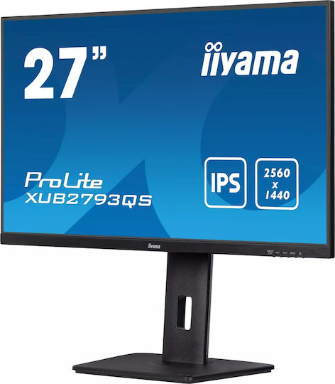 Iiyama ProLite XUB2793QS-B7 IPS Monitor 27" QHD 2560x1440 vue 9