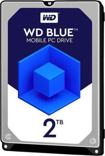 Western Digital Blue 2TB HDD Hard Drive 2.5" SATA III 5400rpm with 128MB Cache for Desktop / Laptop / PS4 WD20SPZX