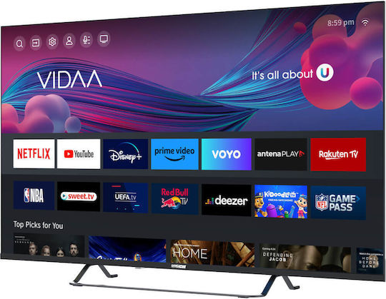 Vision Touch Smart Television 43" 4K UHD LED VTTV A434KVS (2023) view 3