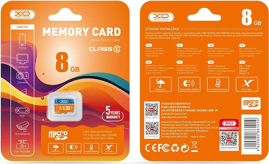 XO microSDHC 8GB Class 10 UHS-I view 1
