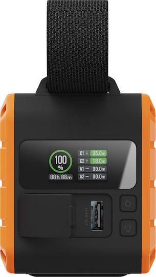 Xtorm Rugged XR204 Power Bank 40000mAh 100W with USB-A Port and 2 USB-C Ports Power Delivery / Quick Charge 3.0 Orange vue 8