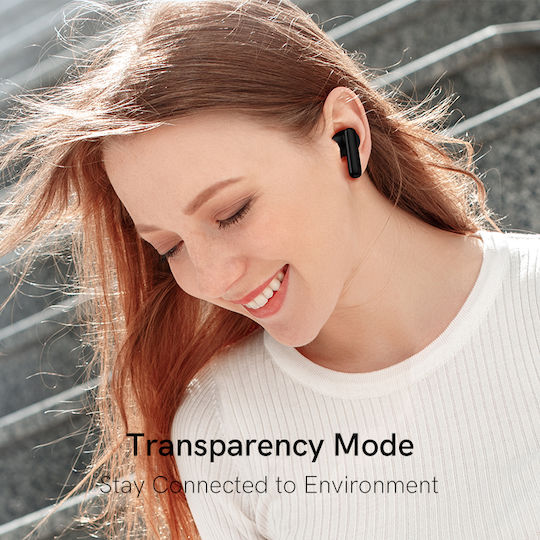 QCY T13 ANC In-ear Bluetooth Handsfree Earphones with Sweat Resistance and Charging Case Black view 4