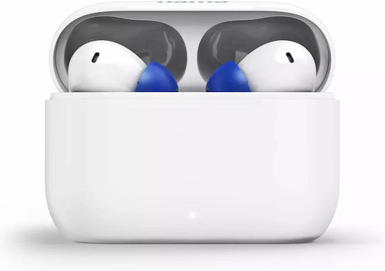 HAMA Passion Clear II In-ear Bluetooth Handsfree Earphones with Charging Case White view 1