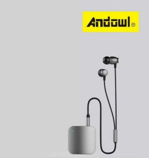 Andowl QΥ9068 In-ear Bluetooth Handsfree Earphones Black view 2