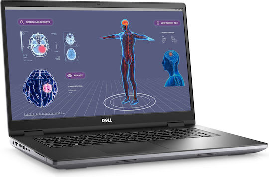 Dell Precision 7780 17.3" FHD (i9-13950HX/64GB/1TB SSD/RTX 2000 Ada/W11 Pro) (US Keyboard) vue 2