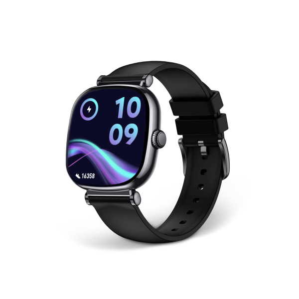 Ksix Iria Smartwatch with Heart Rate Monitor (Black)