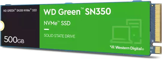 Western Digital Green SN350 SSD 500GB M.2 Type with PCI Express 3.0 Connection WDS500G2G0C
