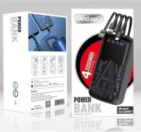 Andowl Q-CD902 Power Bank 40000mAh Black view 1