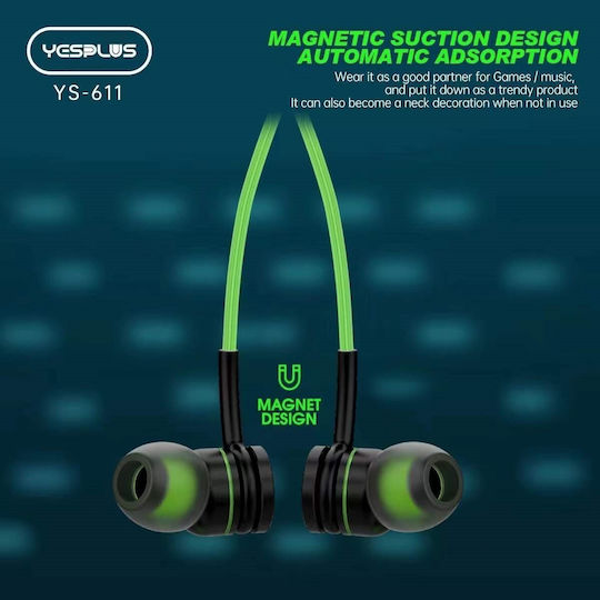 Yesplus YS-611 In-ear Bluetooth Handsfree Earphones Black view 2