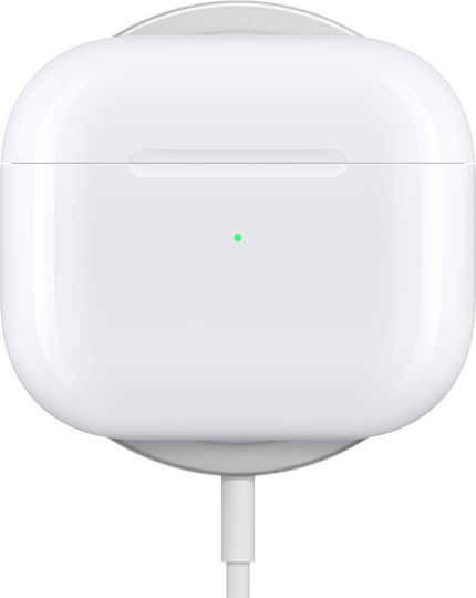 Apple AirPods (3rd generation) with MagSafe Charging Case Earbud Bluetooth Handsfree Earphones with Sweat Resistance and Charging Case White view 7