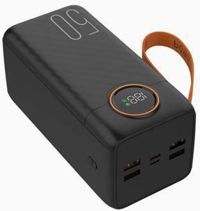 Power Bank 50000mAh 22.5W with 3 USB-A Ports Black view 4