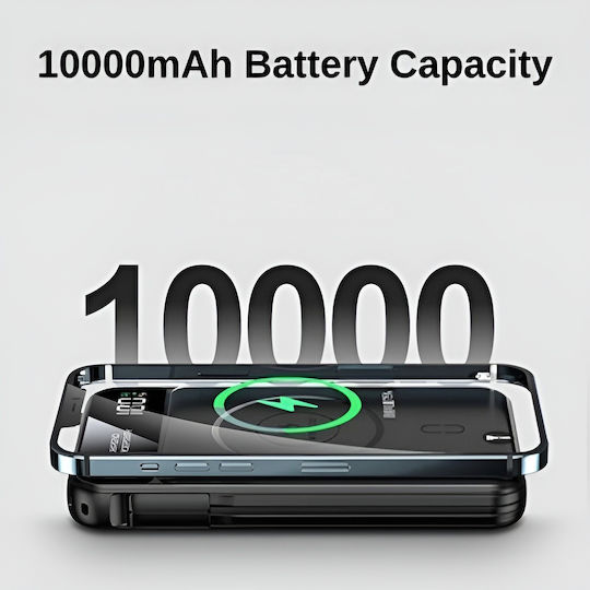 Power Bank 10000mAh with USB-A Port and 2 USB-C Ports Black vista 3