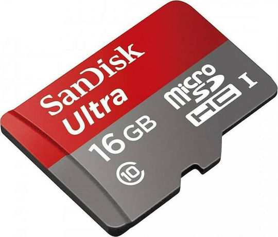 Sandisk Ultra microSDHC 16GB U1 A1 UHS-I 98MB/s with Adapter vue 8