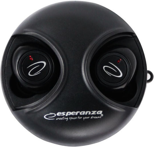 Esperanza EH228K In-ear Bluetooth Handsfree Earphones with Charging Case Black view 2