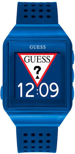 Guess Connect Digital+ Logan Smartwatch with Heart Rate Monitor (Blue) view 4