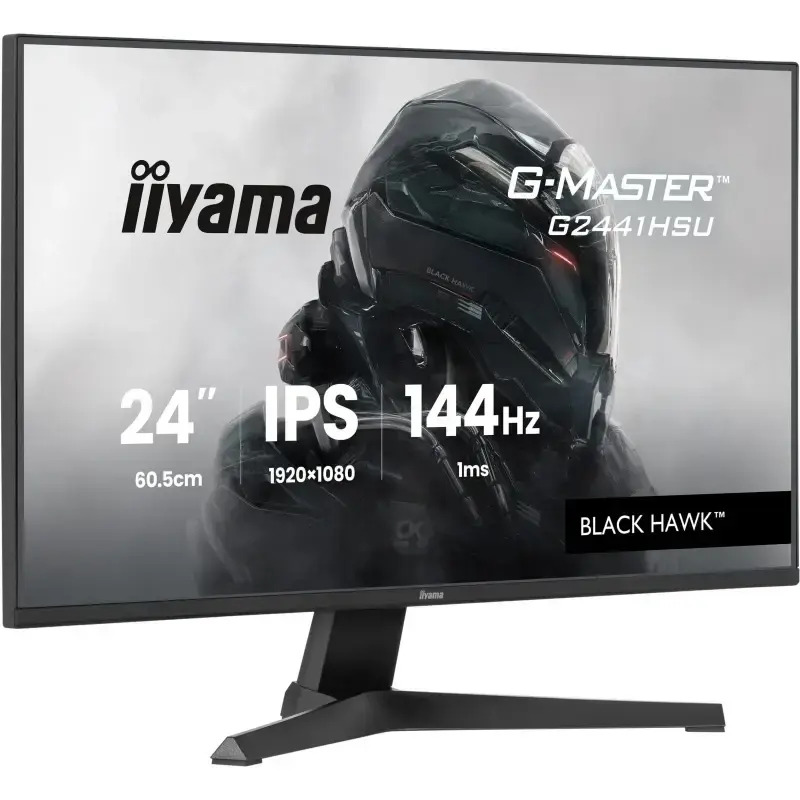 Iiyama G-Master Black Hawk IPS Monitor 23.8" FHD 1920x1080 144Hz view 2
