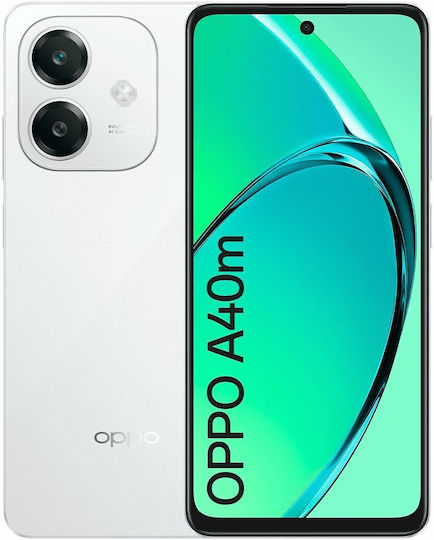 Oppo A40 Dual SIM (8GB/256GB) Starlight White view 1