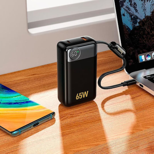 Hoco Q53 Power Bank 12000mAh 65W Power Delivery Black view 7