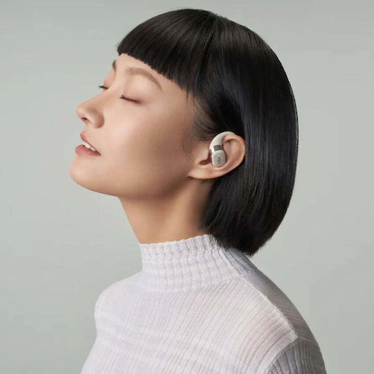 Aftershokz Openfit Open Ear Bluetooth Handsfree Earphones with Sweat Resistance and Charging Case White vista 6
