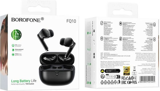 Borofone FQ10 Joyful In-ear Bluetooth Handsfree Earphones with Charging Case Black Ansicht 4