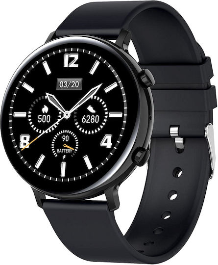 Smartwatch Collection W33 Idealstore Ips Touch Screen Bluetooth Twitter Notifications Messages Facebook Skype Whatsapp Heart Rate Monitor Ecg Pedometer Distance Calories Ip 68 Black