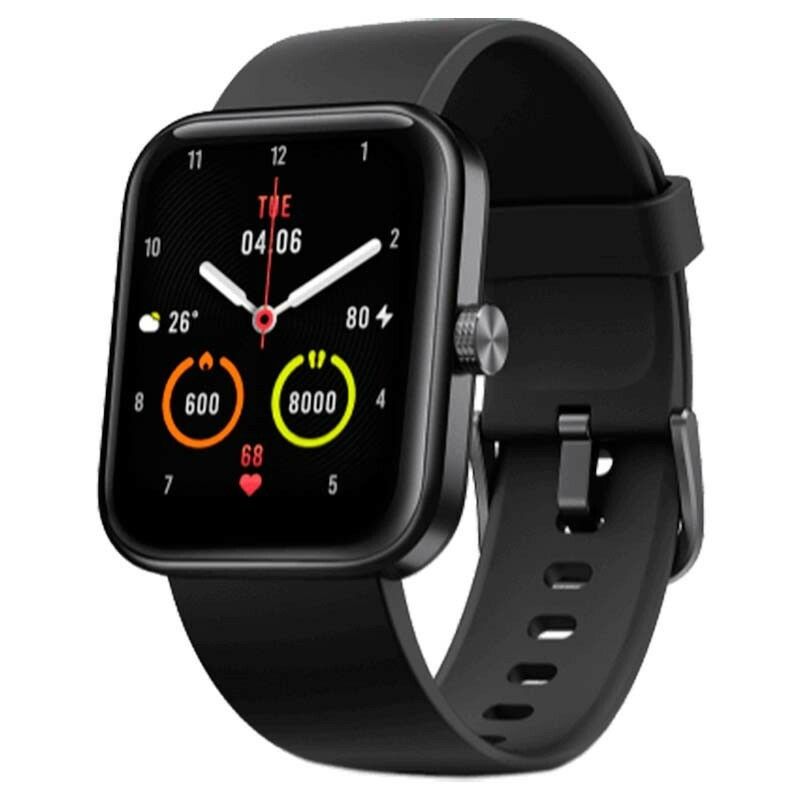 Maimo Watch with Heart Rate Monitor (Black/Orange Strap) view 2
