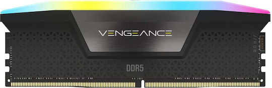 Corsair Vengeance RGB DDR5 64GB RAM with 2x32GB Modules and Speed 6000 for Desktop CMH64GX5M2B6000Z40 view 2