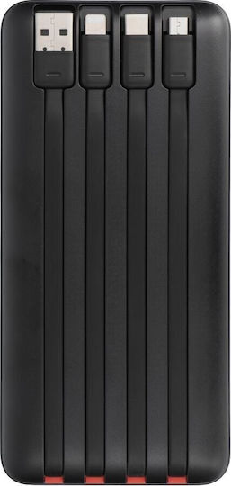 Charmast W2089 Power Bank 20000mAh 22.5W with 2 USB-A Ports Black view 3