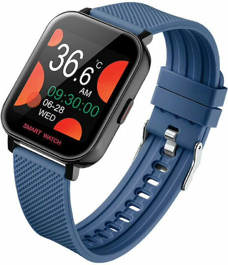 DAS.4 SL40 Smartwatch with Heart Rate Monitor (Blue) view 2