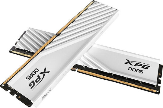 Adata Lancer Blade 32GB DDR5 RAM with 2 Modules (2x16GB) and 5600 Speed for Desktop (AX5U5600C4616G-DTLABWH) vue 4