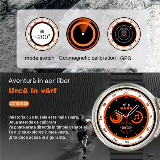 D&k Apel Bluetooth Hd Smartwatch 1.52” Amoled Water Resistant Voice Ai Assistant Gps Tracking Nfc Access Control 24/7 Smart Activity Tracker Hr/spo2 Monitor Black Silicone Strap view 6