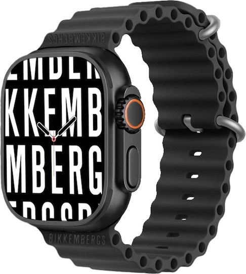 Bikkembergs BK12 Big Aluminium Smartwatch with Heart Rate Monitor (Black) view 2
