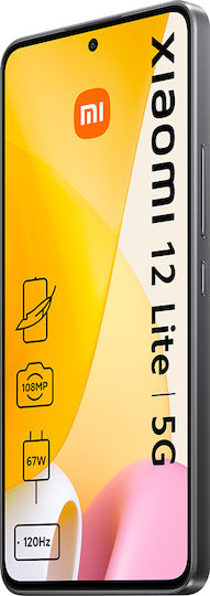 Xiaomi 12 Lite 5G Dual SIM (8GB/128GB) Black view 4
