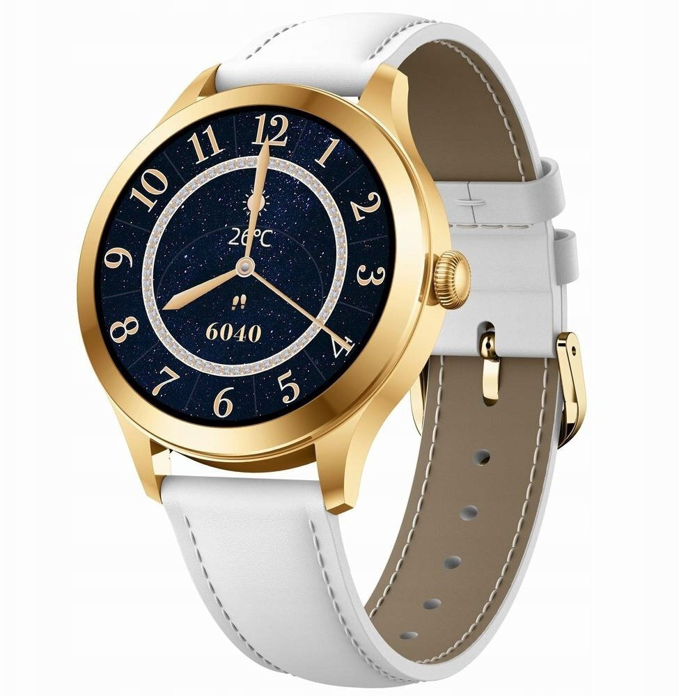 Gravity Smartwatch White-gold 2 Straps Gt25-2 Pro προβολή 3