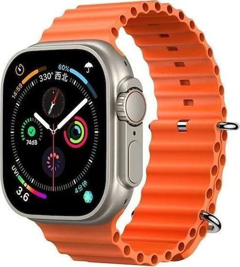 Smartwatch (Orange) view 1