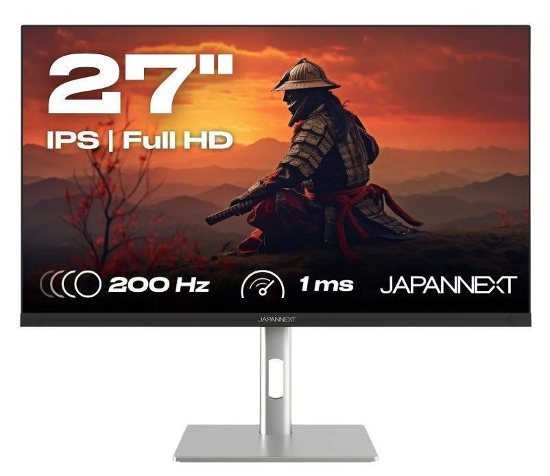 Japannext JN-I270FHD200F-HSP IPS HDR Gaming Monitor 27" FHD 1920x1080 200Hz