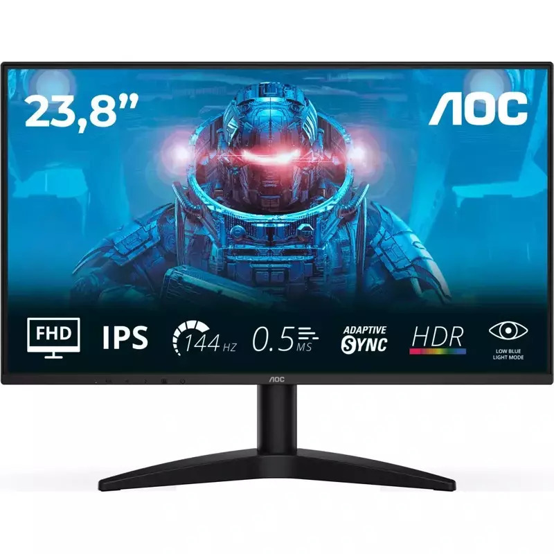 AOC 24B36X IPS HDR Monitor 23.8" FHD 1920x1080 144Hz with Response Time 4ms GTG view 4