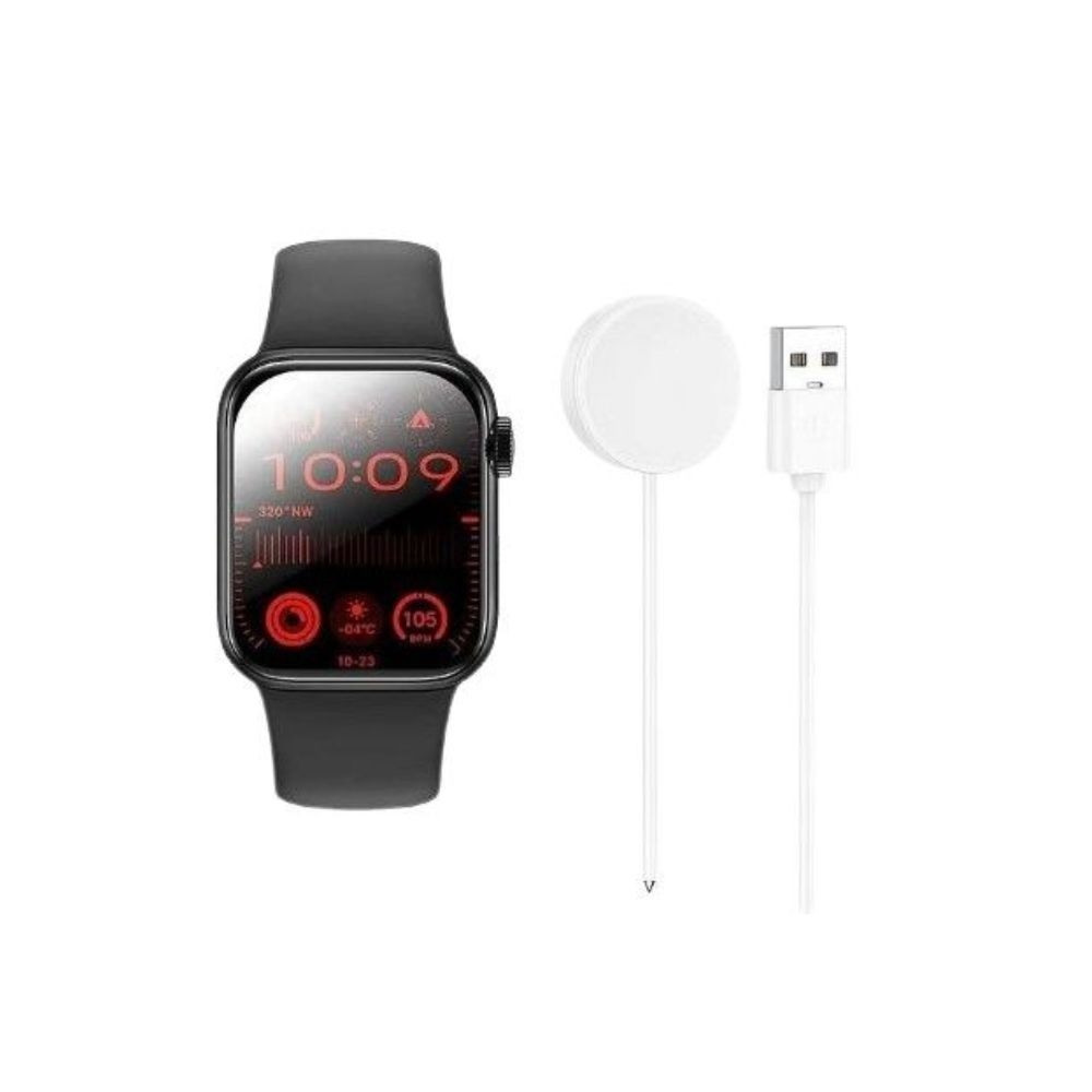 Hoco DY12 Smartwatch with Heart Rate Monitor Black view 3