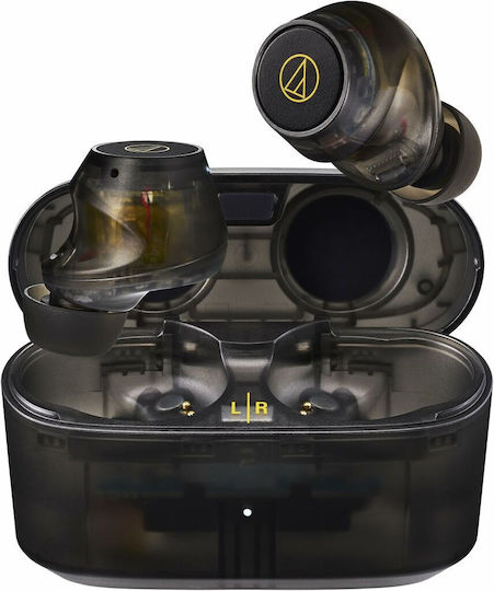 Audio Technica ATH-CKS30TW+TBK In-ear Bluetooth Handsfree Earphones with Sweat Resistance and Charging Case Black vue 2