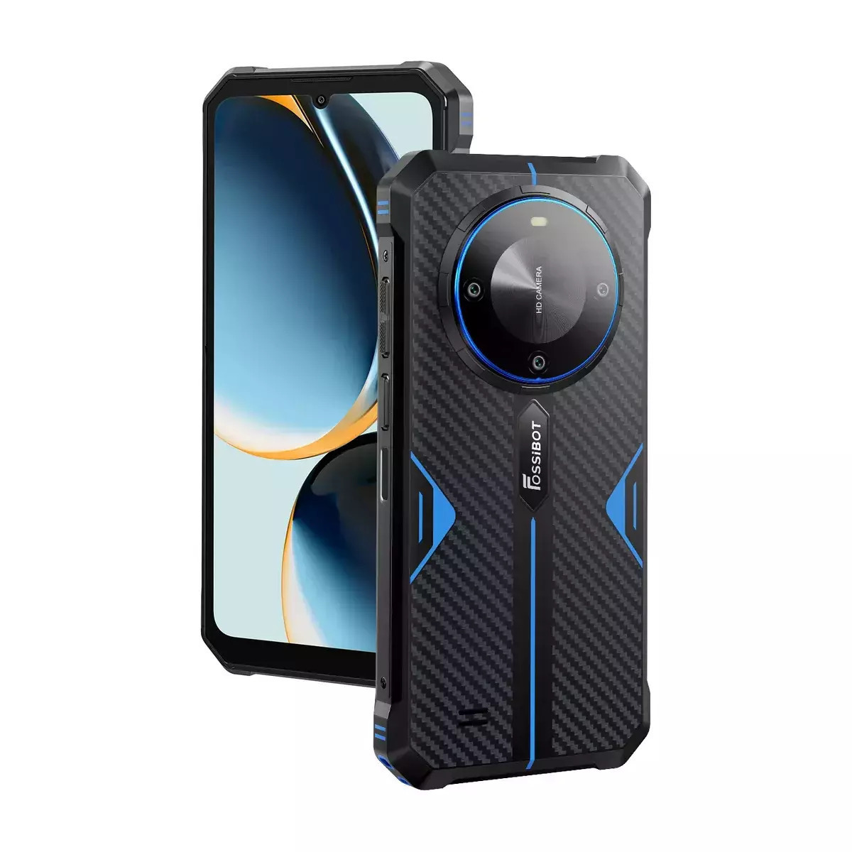 Fossibot F105 Dual SIM (4/64GB) Rugged Smartphone Blue view 2