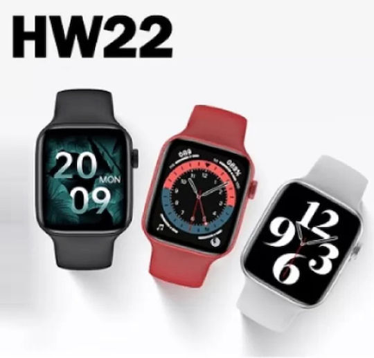 HW22 Pro 44mm Smartwatch (Red) view 5