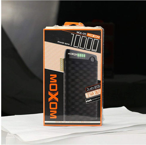 Moxom MCK-011 Power Bank 10000mAh with 2 USB-A Ports Black view 3